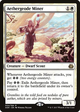 Aethergeode Miner [Aether Revolt] | Event Horizon Hobbies CA