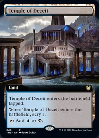 Temple of Deceit (Extended Art) [Theros Beyond Death] | Event Horizon Hobbies CA