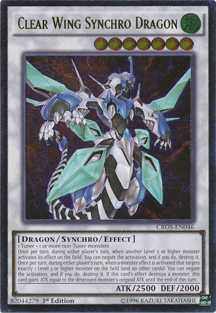 Clear Wing Synchro Dragon (UTR) [CROS-EN046] Ultimate Rare | Event Horizon Hobbies CA