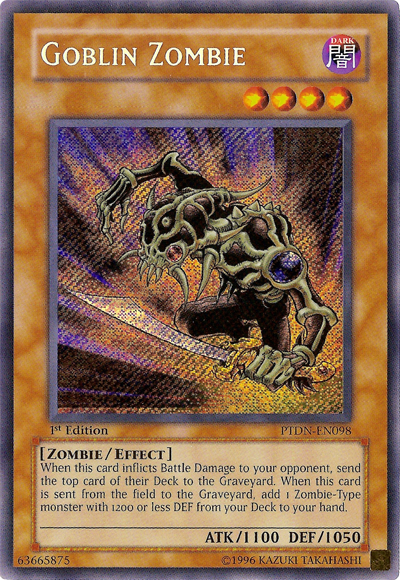 Goblin Zombie [PTDN-EN098] Secret Rare | Event Horizon Hobbies CA