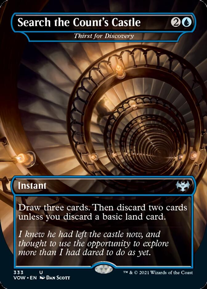 Thirst for Discovery - Search the Count's Castle [Innistrad: Crimson Vow] | Event Horizon Hobbies CA