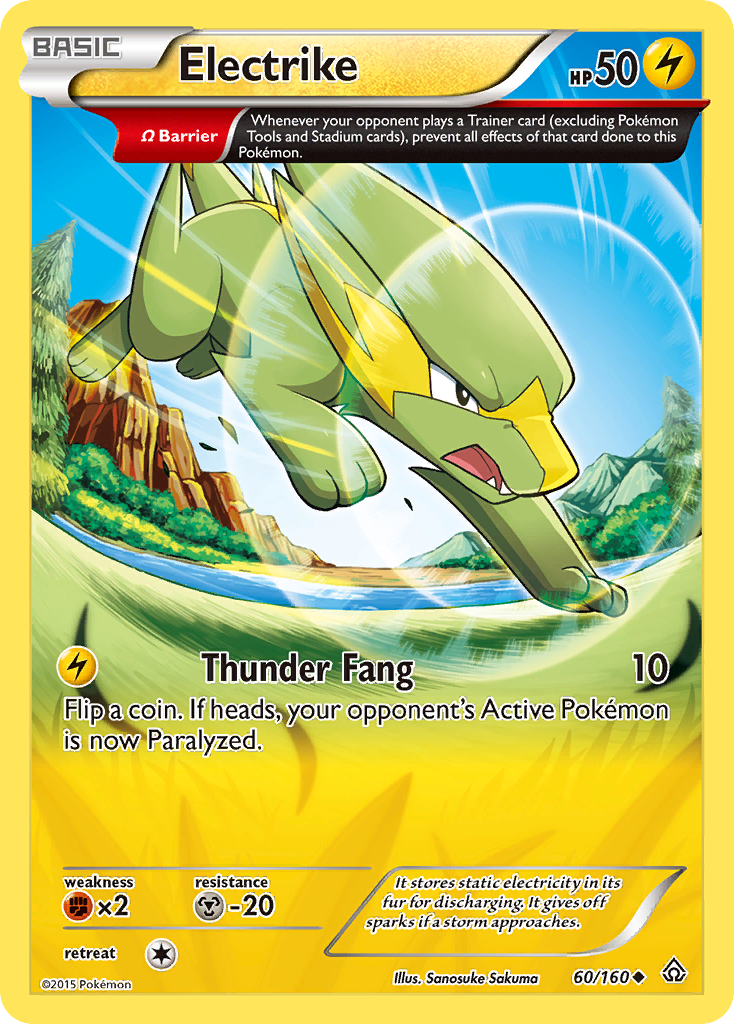 Electrike (60/160) [XY: Primal Clash] | Event Horizon Hobbies CA