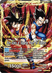 SS Vegito // Son Goku & Vegeta, Path to Victory (BT20-084) [Power Absorbed Prerelease Promos] | Event Horizon Hobbies CA