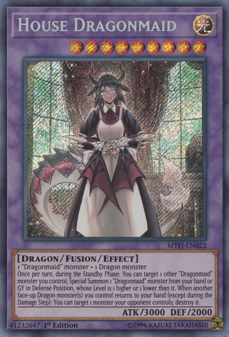 House Dragonmaid [MYFI-EN022] Secret Rare | Event Horizon Hobbies CA