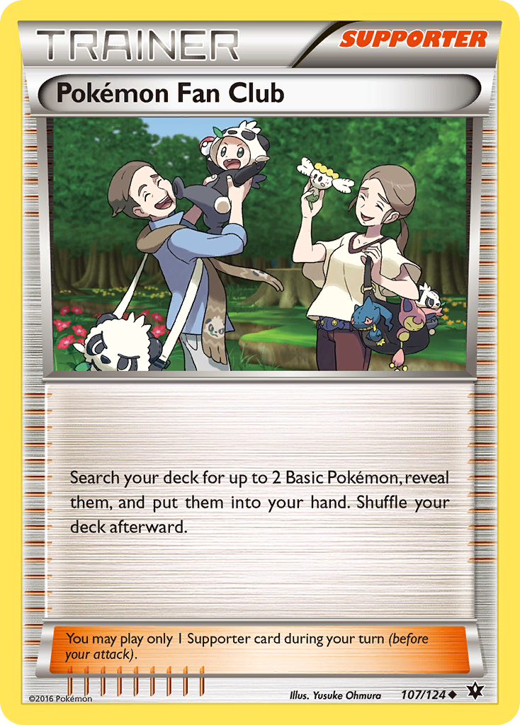 Pokemon Fan Club (107/124) [XY: Fates Collide] | Event Horizon Hobbies CA