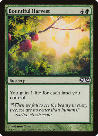 Bountiful Harvest [Magic 2012] | Event Horizon Hobbies CA