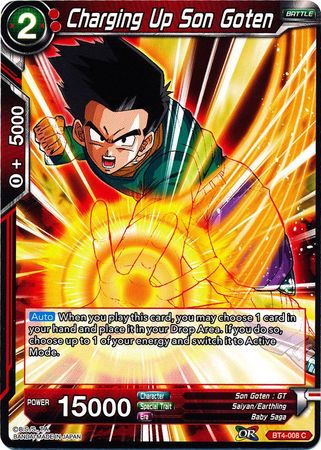 Charging Up Son Goten (BT4-008) [Colossal Warfare] | Event Horizon Hobbies CA