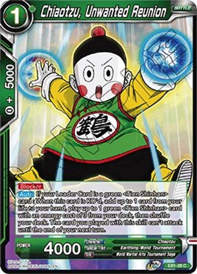 Chiaotzu, Unwanted Reunion (EB1-28) [Battle Evolution Booster] | Event Horizon Hobbies CA