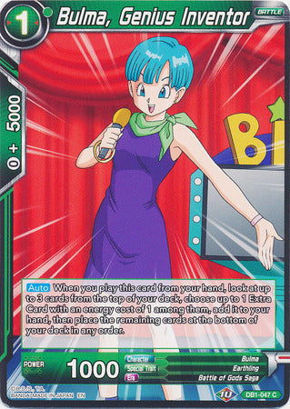 Bulma, Genius Inventor (DB1-047) [Dragon Brawl] | Event Horizon Hobbies CA