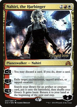 Nahiri, the Harbinger [Shadows over Innistrad Promos] | Event Horizon Hobbies CA