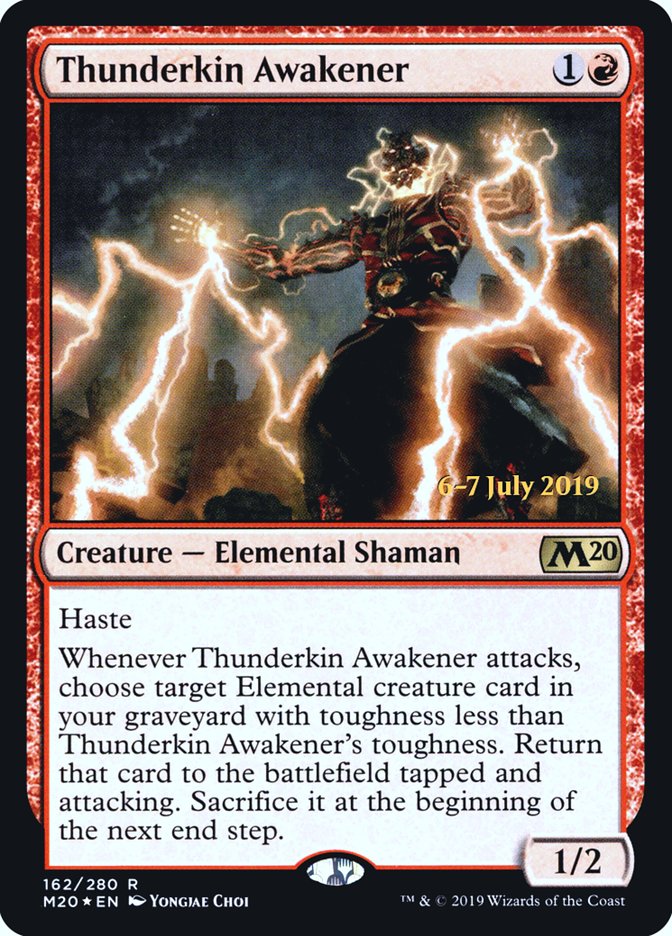 Thunderkin Awakener  [Core Set 2020 Prerelease Promos] | Event Horizon Hobbies CA