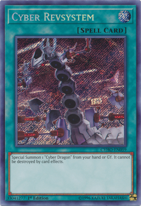 Cyber Revsystem [CYHO-EN059] Secret Rare | Event Horizon Hobbies CA