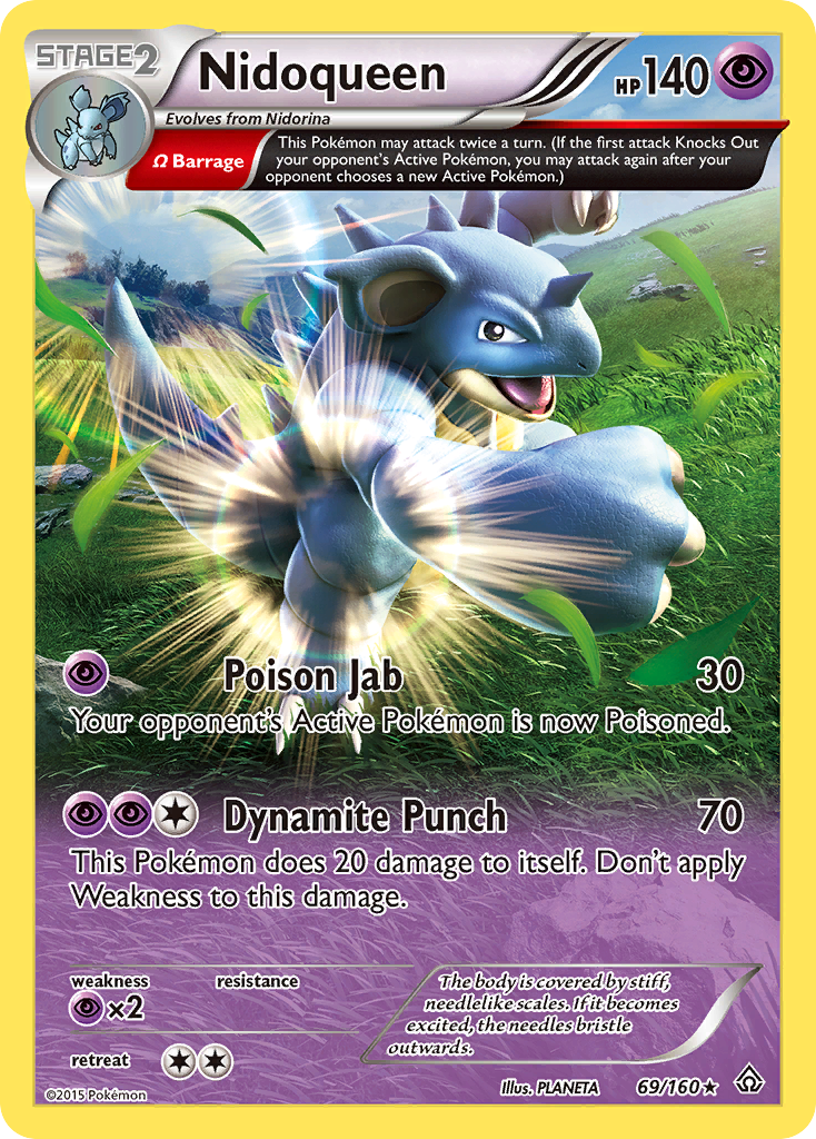 Nidoqueen (69/160) [XY: Primal Clash] | Event Horizon Hobbies CA