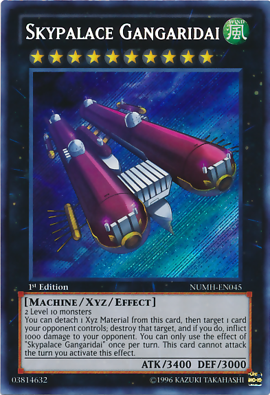 Skypalace Gangaridai [NUMH-EN045] Secret Rare | Event Horizon Hobbies CA