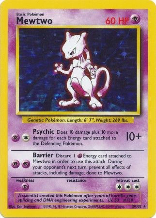 Mewtwo (10/102) [Base Set Unlimited] | Event Horizon Hobbies CA