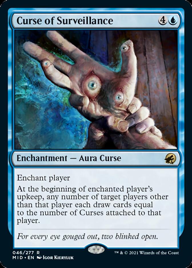 Curse of Surveillance [Innistrad: Midnight Hunt] | Event Horizon Hobbies CA