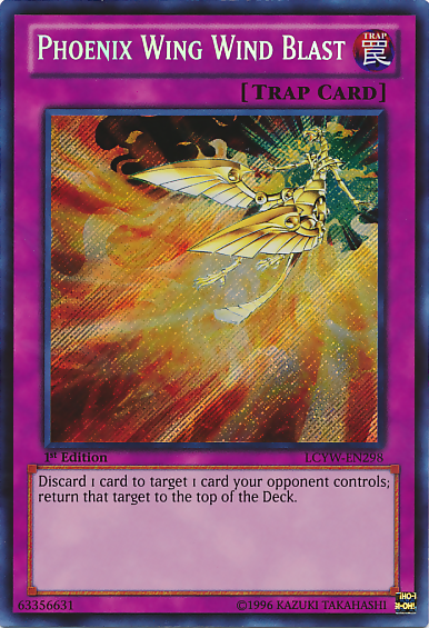 Phoenix Wing Wind Blast [LCYW-EN298] Secret Rare | Event Horizon Hobbies CA