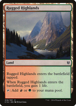 Rugged Highlands [Commander 2016] | Event Horizon Hobbies CA