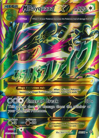 M Rayquaza EX (98/98) (Jumbo Card) [XY: Ancient Origins] | Event Horizon Hobbies CA