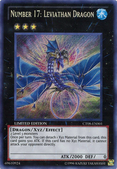 Number 17: Leviathan Dragon [CT08-EN001] Secret Rare | Event Horizon Hobbies CA