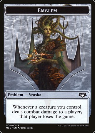 Emblem - Vraska, Golgari Queen [Mythic Edition Tokens] | Event Horizon Hobbies CA