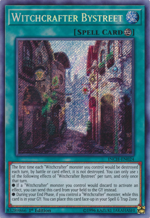 Witchcrafter Bystreet [INCH-EN024] Secret Rare | Event Horizon Hobbies CA