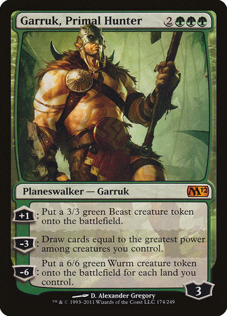 Garruk, Primal Hunter [Magic 2012] | Event Horizon Hobbies CA