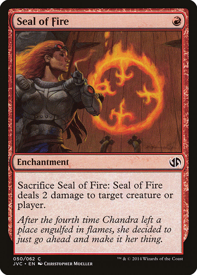 Seal of Fire [Duel Decks Anthology] | Event Horizon Hobbies CA