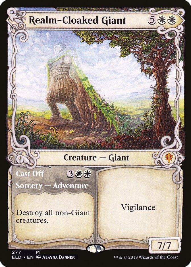 Realm-Cloaked Giant // Cast Off (Showcase) [Throne of Eldraine] | Event Horizon Hobbies CA