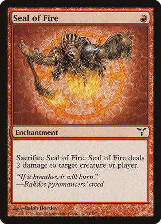 Seal of Fire [Dissension] | Event Horizon Hobbies CA