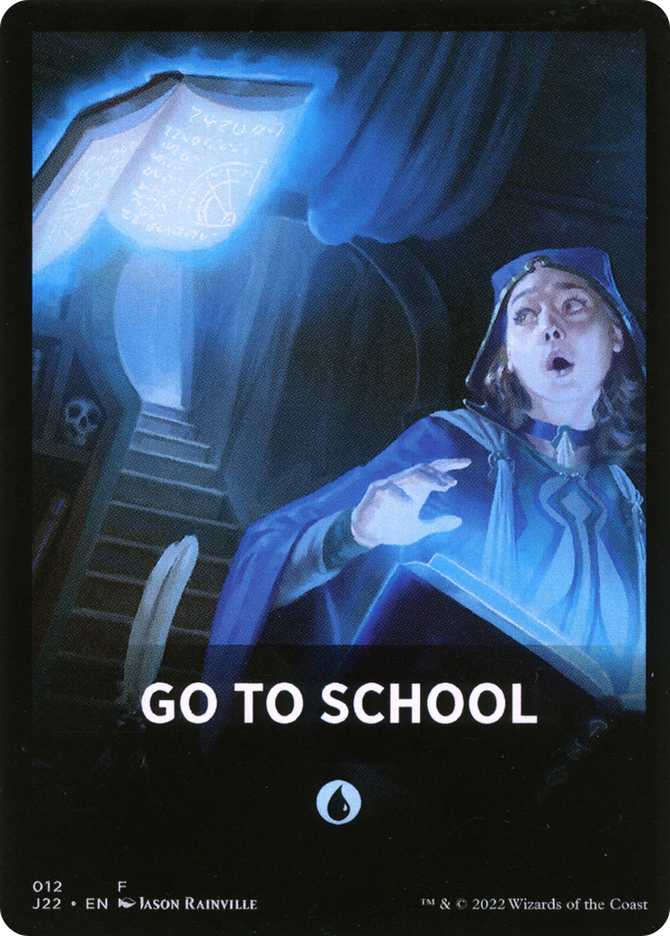 Go to School Theme Card [Jumpstart 2022 Front Cards] | Event Horizon Hobbies CA