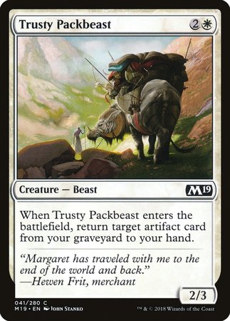 Trusty Packbeast [Core Set 2019] | Event Horizon Hobbies CA