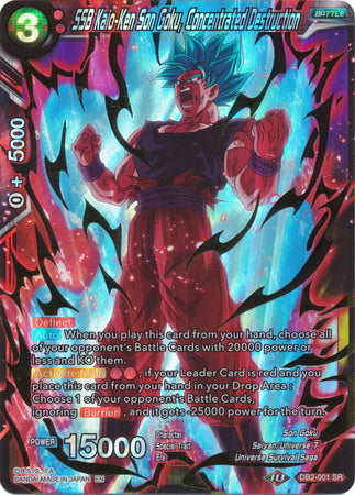 SSB Kaio-Ken Son Goku, Concentrated Destruction (DB2-001) [Divine Multiverse] | Event Horizon Hobbies CA