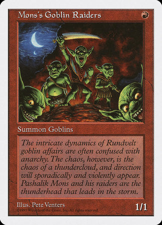 Mons's Goblin Raiders [Fifth Edition]