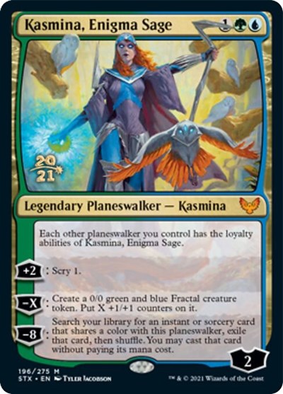 Kasmina, Enigma Sage [Strixhaven: School of Mages Prerelease Promos] | Event Horizon Hobbies CA