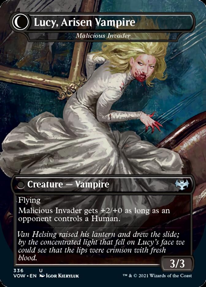 Innocent Traveler // Malicious Invader - Lucy Westenra // Lucy, Arisen Vampire [Innistrad: Crimson Vow] | Event Horizon Hobbies CA