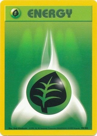 Grass Energy (99/102) [Base Set Unlimited] | Event Horizon Hobbies CA