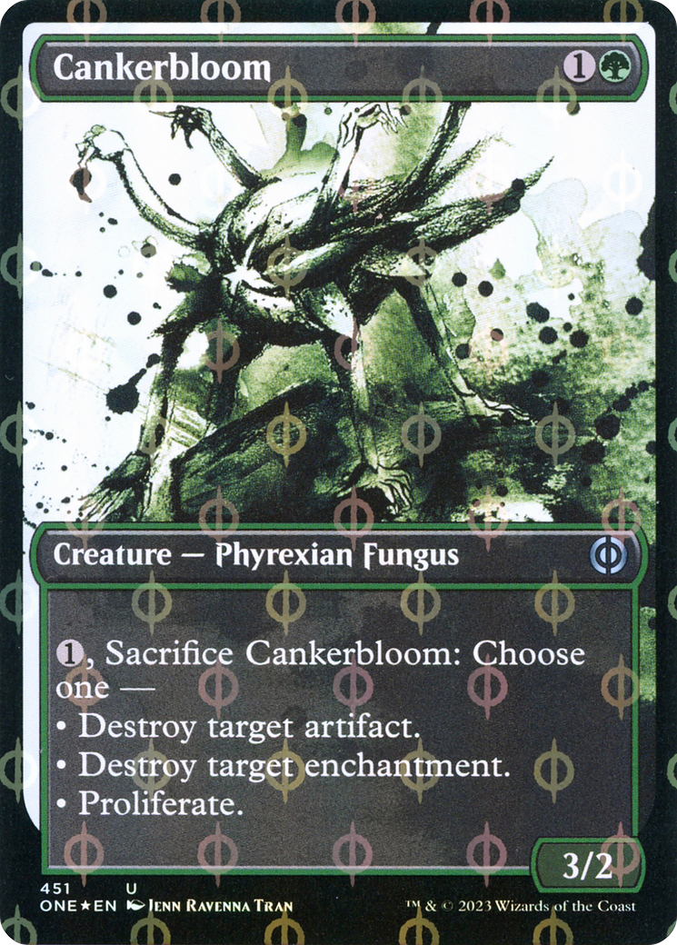 Cankerbloom (Showcase Ichor Step-and-Compleat Foil) [Phyrexia: All Will Be One] | Event Horizon Hobbies CA