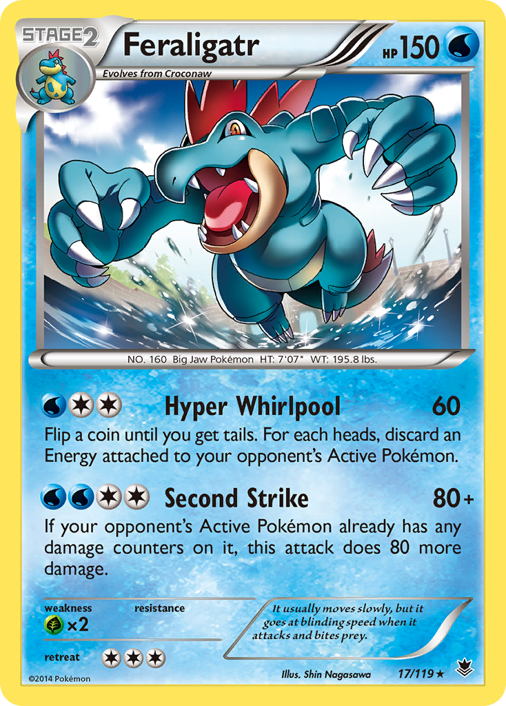 Feraligatr (17/119) [XY: Phantom Forces] | Event Horizon Hobbies CA