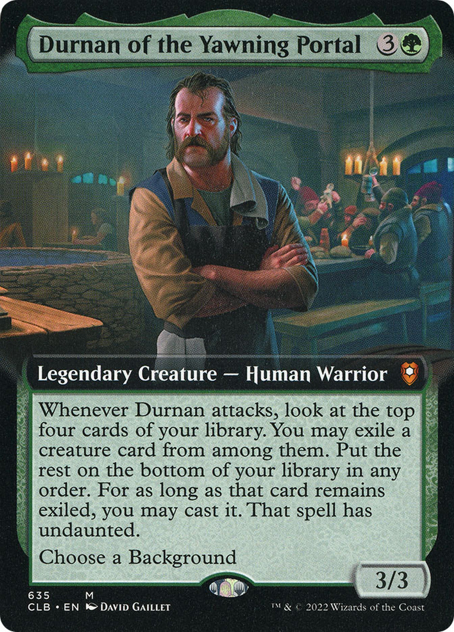 Durnan of the Yawning Portal (Extended Art) [Commander Legends: Battle for Baldur's Gate] | Event Horizon Hobbies CA