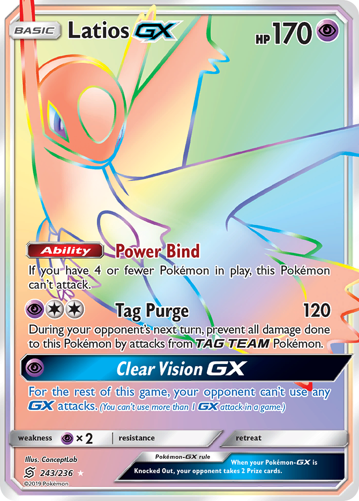 Latios GX (243/236) [Sun & Moon: Unified Minds] | Event Horizon Hobbies CA