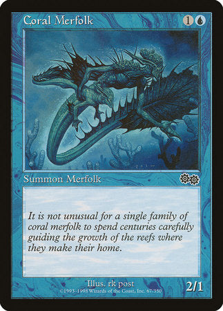 Coral Merfolk [Urza's Saga] | Event Horizon Hobbies CA