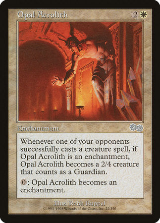 Opal Acrolith [Urza's Saga] | Event Horizon Hobbies CA