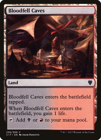 Bloodfell Caves [Commander 2017] | Event Horizon Hobbies CA