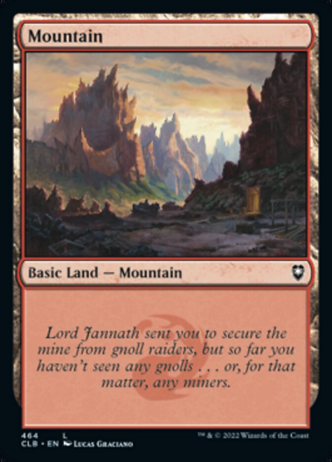 Mountain (464) [Commander Legends: Battle for Baldur's Gate] | Event Horizon Hobbies CA