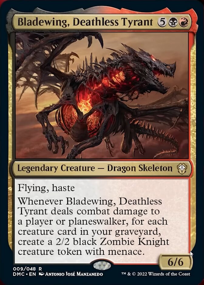 Bladewing, Deathless Tyrant [Dominaria United Commander] | Event Horizon Hobbies CA