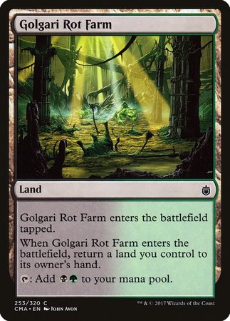 Golgari Rot Farm [Commander Anthology] | Event Horizon Hobbies CA