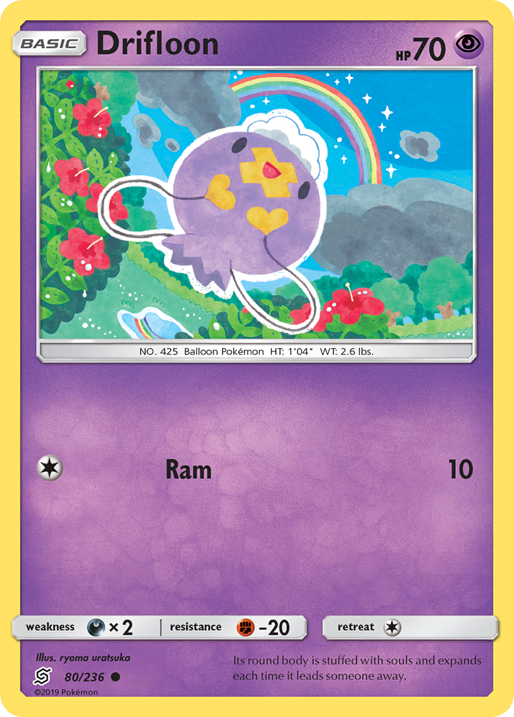 Drifloon (80/236) [Sun & Moon: Unified Minds] | Event Horizon Hobbies CA