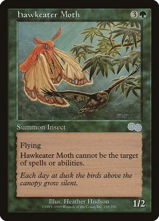 Hawkeater Moth [Urza's Saga] | Event Horizon Hobbies CA