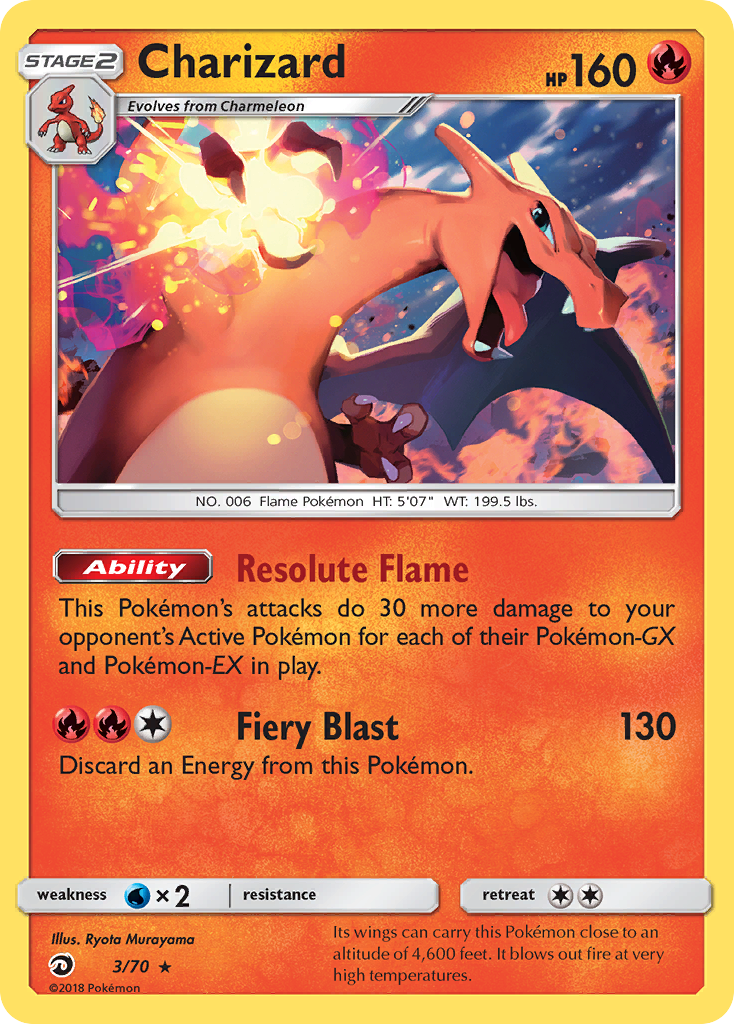 Charizard (3/70) [Sun & Moon: Dragon Majesty] | Event Horizon Hobbies CA